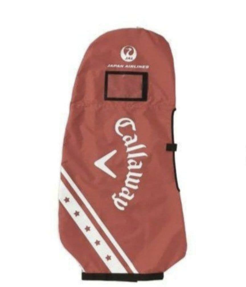 新品未使用 キャロウェイ JALオリジナル ゴルフ トラベルカバー 赤