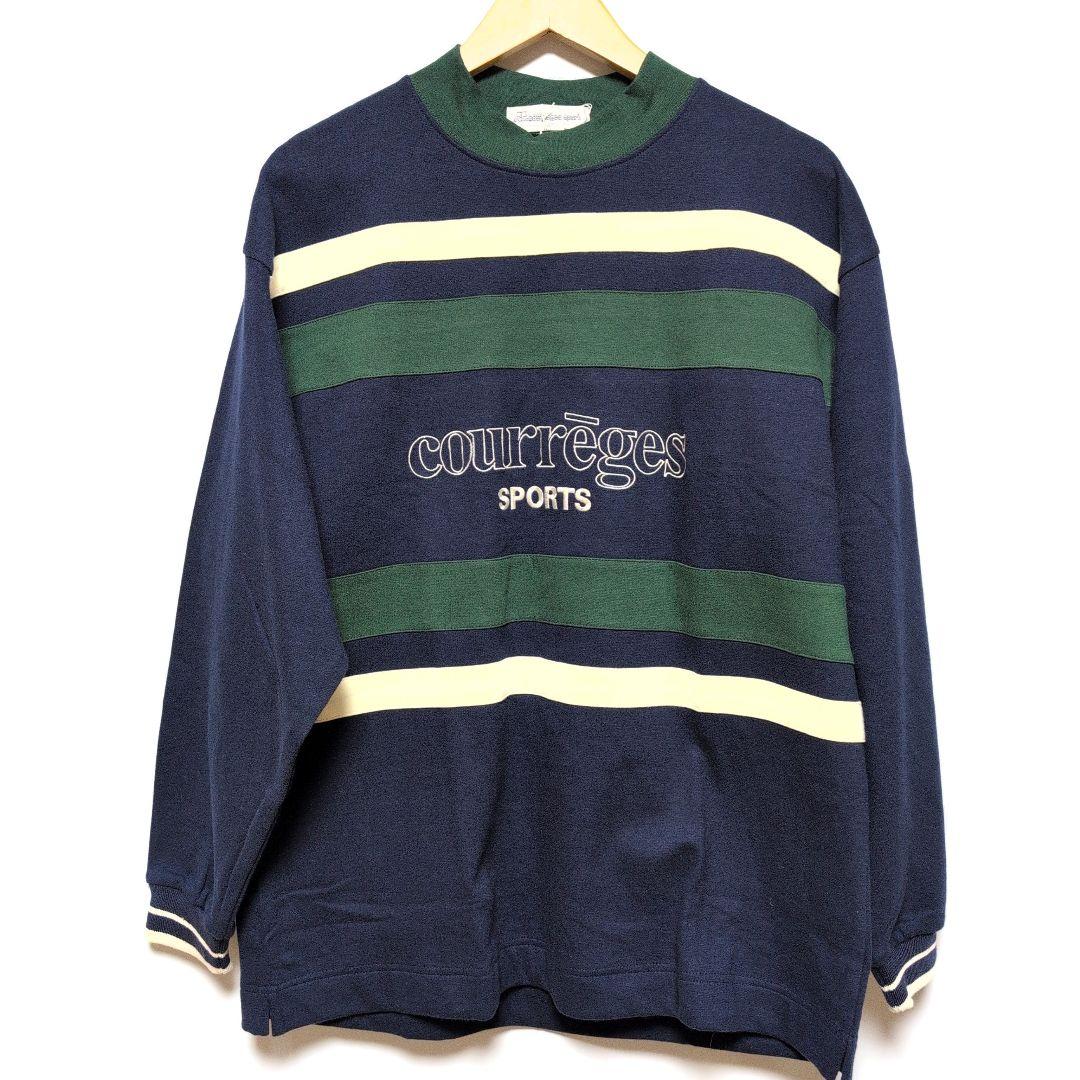 未使用 タグ付き courreges SPORTS Vintage トレーナー