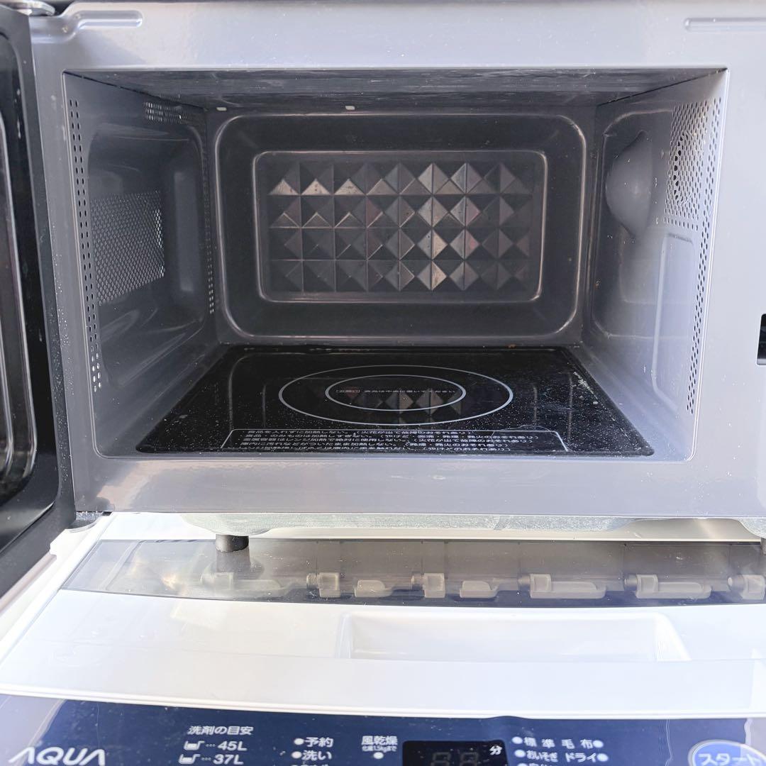 運搬取付無料！純正AQUA冷蔵庫洗濯機＋フラットレンジ3点セット！完動超美品！