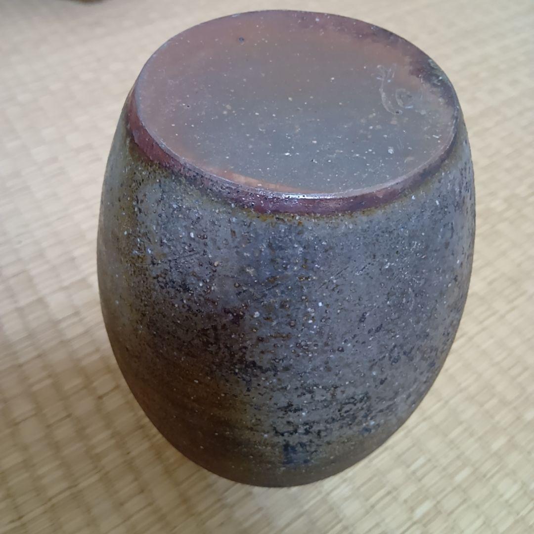 骨董品　備前焼　陶器製　花瓶　花器　陶器　花入　インテリア　極美品　古美術