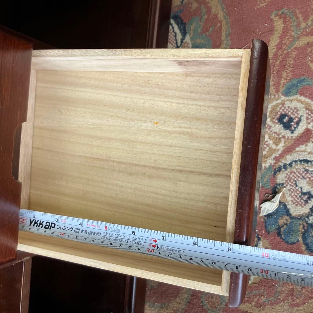 昭和レトロ 三聖 13杯多数収納 木製サイドボード 飾り棚 キッチンボード古家具