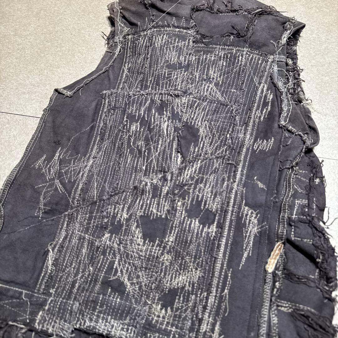 Anrealage ベスト　パッチワーク　ツギハギ　デニム　コレクション