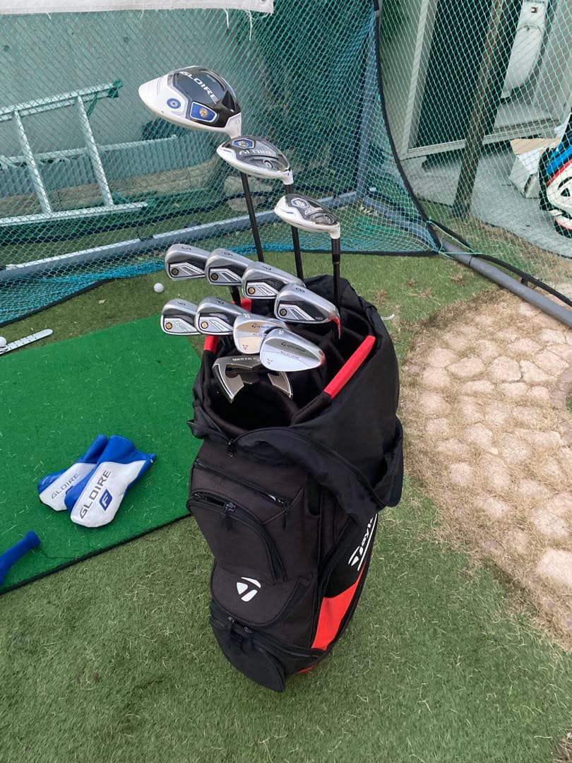 【豪華セット】テーラーメイド グローレF等他　クラブフルセット キャディバッグ付
