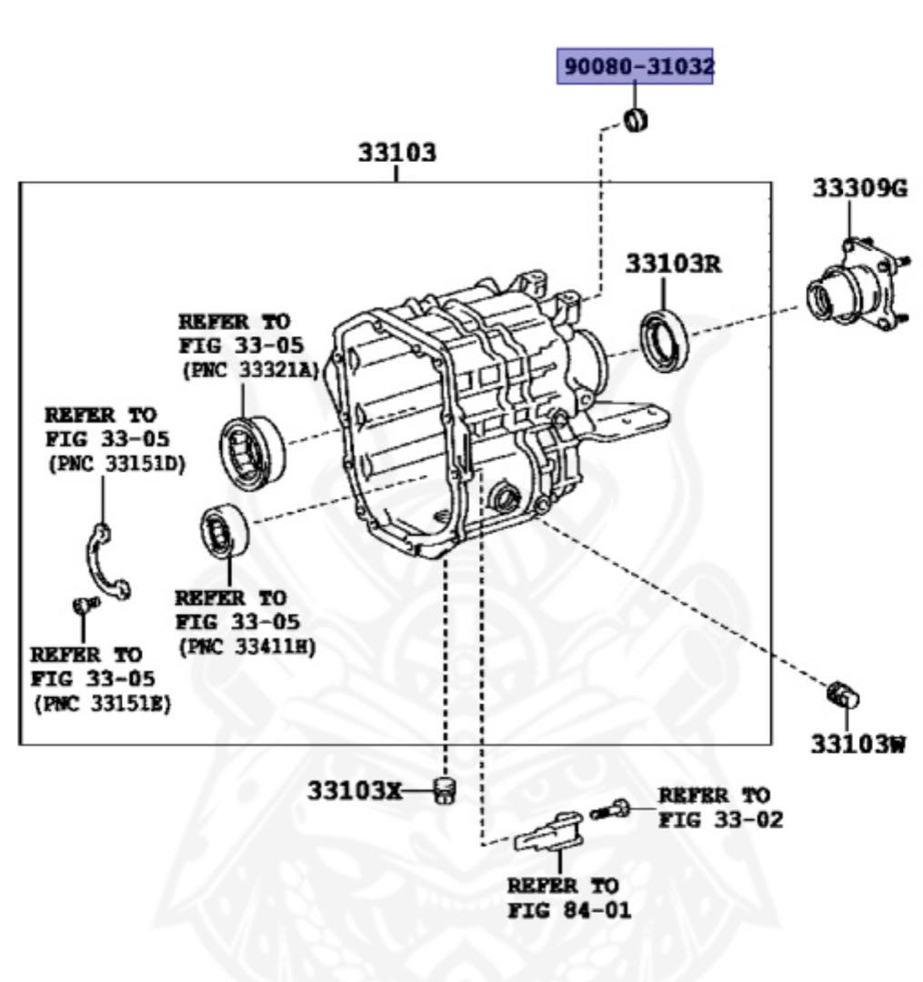 JZA80 スープラゲトラグオイルシール品番：90080-31032 完全同等品