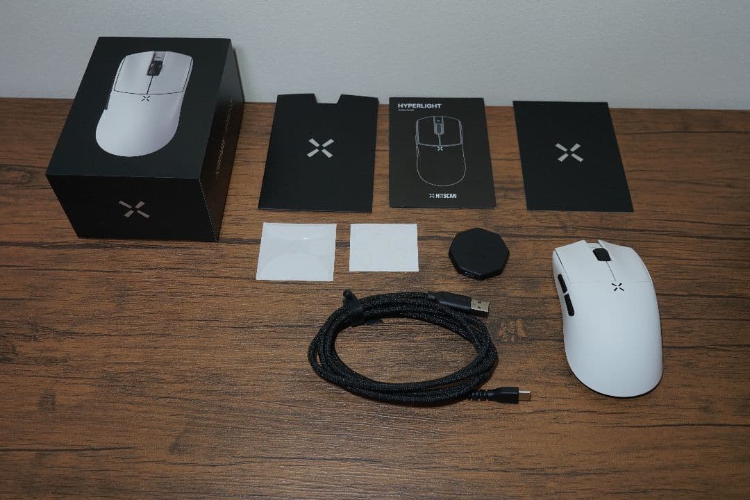 HITSCAN HYPERLIGHT ホワイト ワイヤレス ゲーミングマウス