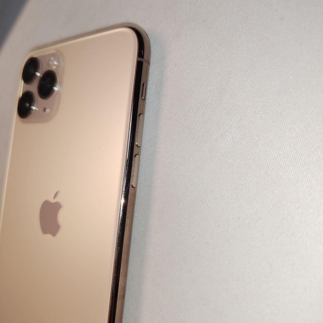iPhone11pro 256gb ゴールド フィルムケース付　80%以上