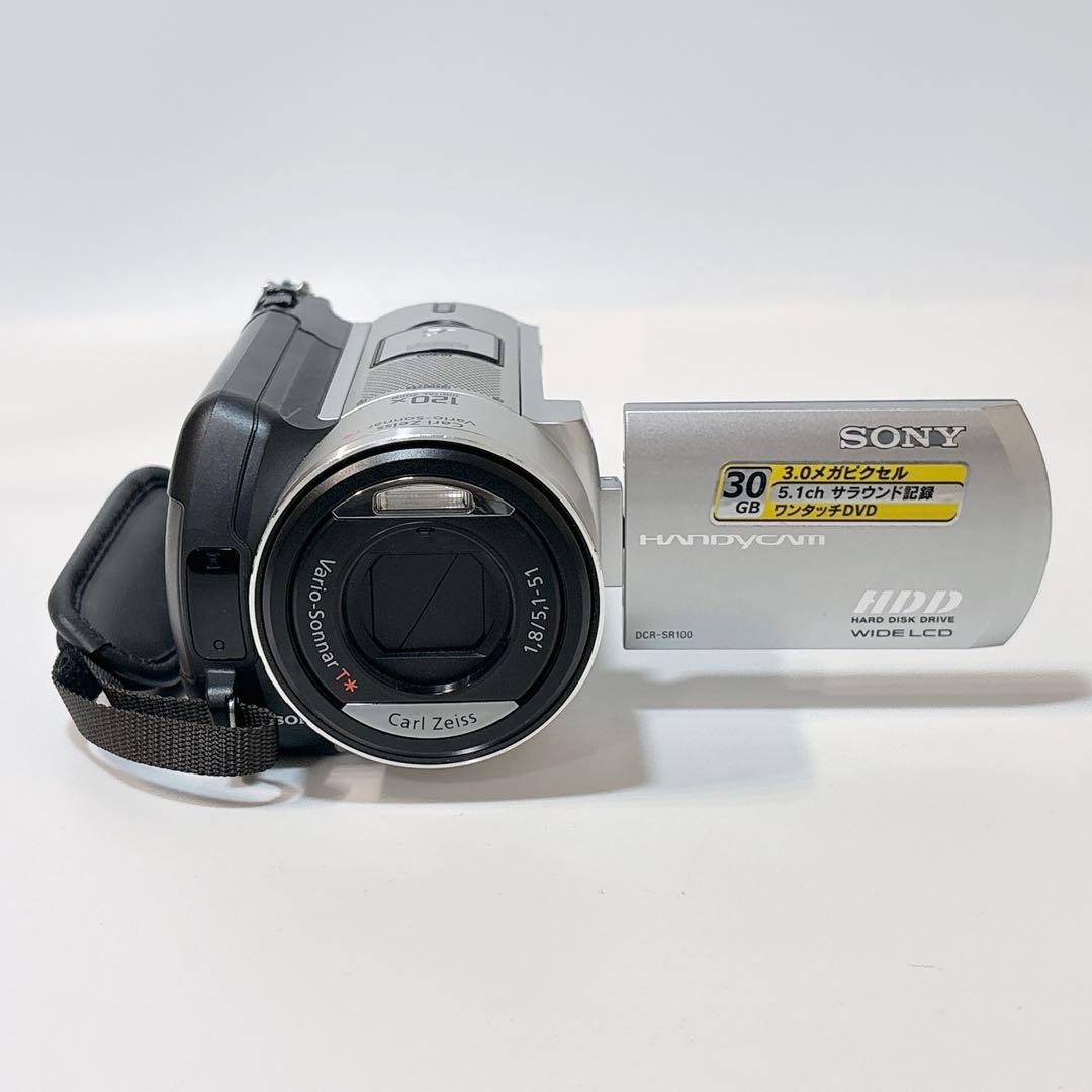 ✨美品✨ ソニー HDD30GB搭載 デジタルビデオカメラ DCR-SR100