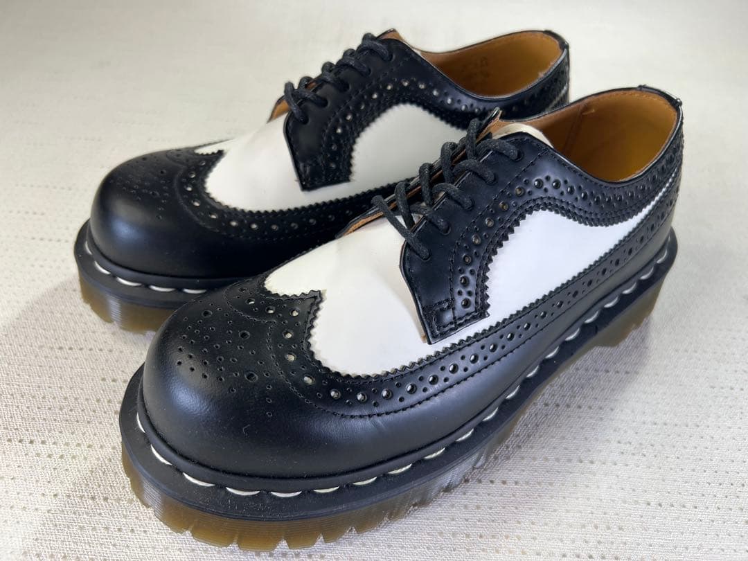 UK4_23cm 美品 Dr.Martens 3989 Bex WINGTIP