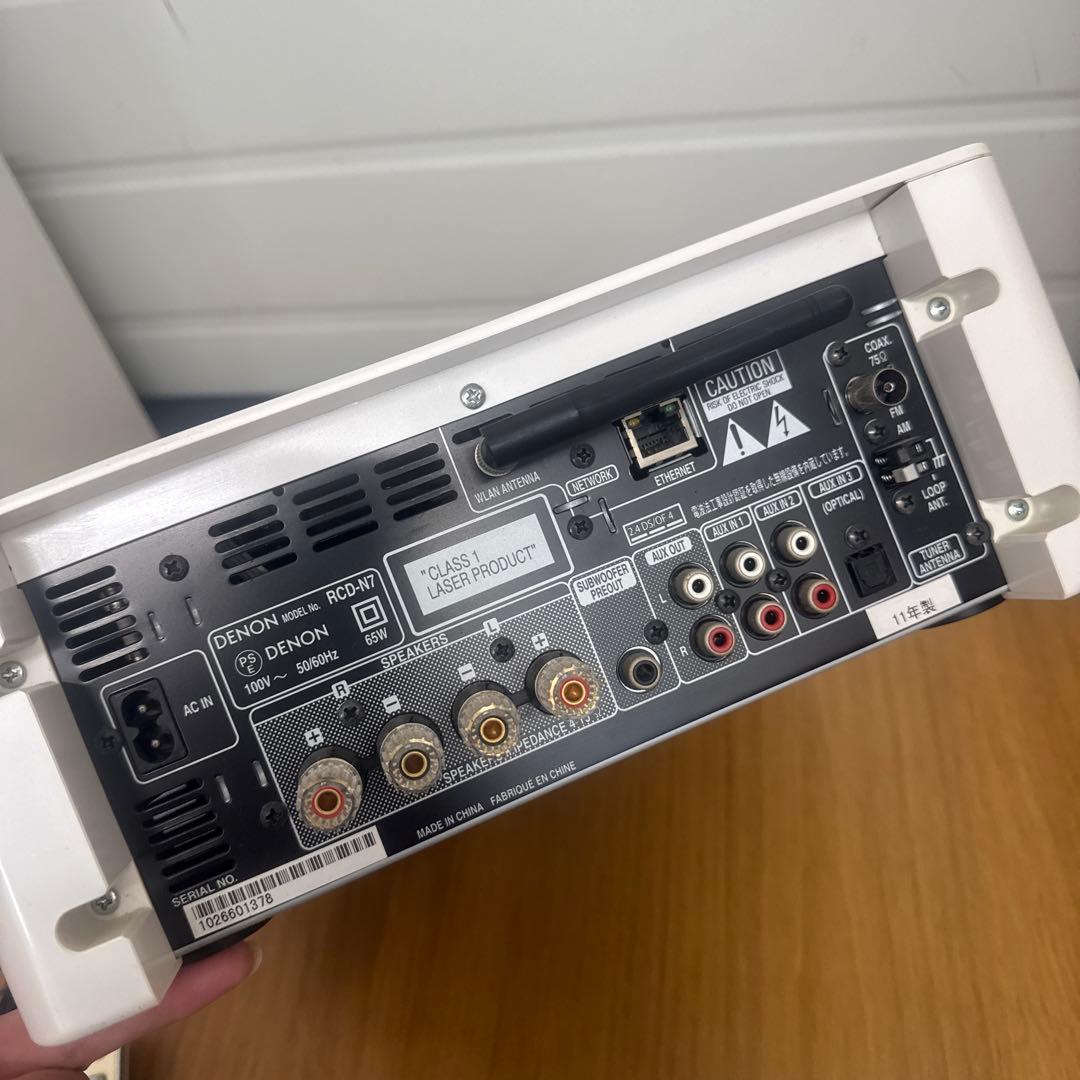 【ジャンク品】DENON RCD-N7 ネットワークCDレシーバー