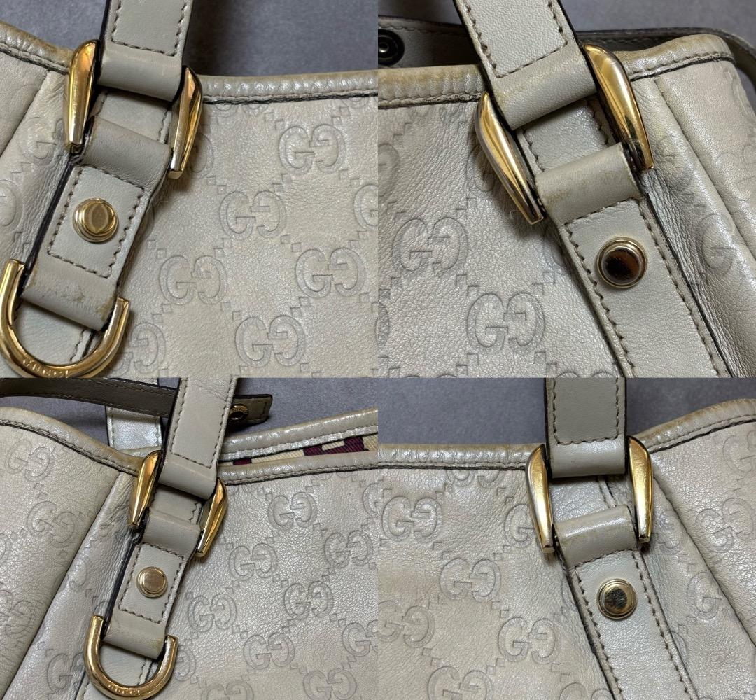 GUCCI グッチ グッチシマ Guccissima ショルダーバッグ ベージュ