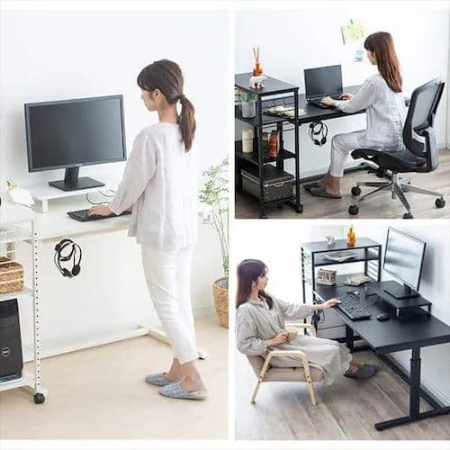 【新品未開封（定価以下）】アイリスオーヤマ 昇降デスク UDD-1200ブラック