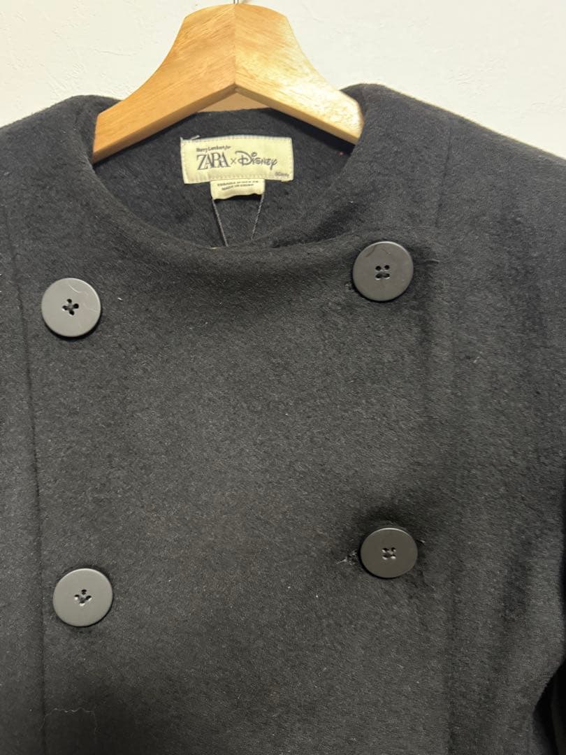 未使用ZARA X DISNEY ダブルブレストコートワンピース　Mサイズ