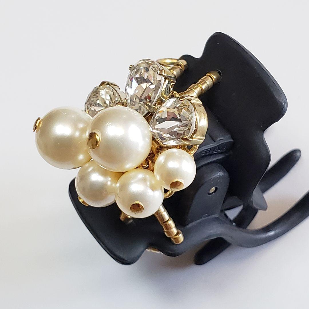 新品　コンプレックスビズ　パール　ブラック　デザートクリップ　中　小セット