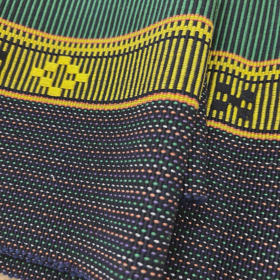 八重山みんさー織 半巾帯 伝統織物