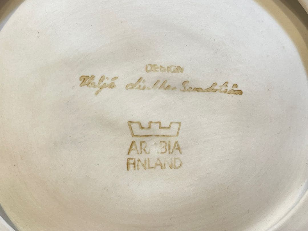 B7007 【アラビア】ヘルヤ リウッコ ウサギの巣 置物 フィンランド 北欧