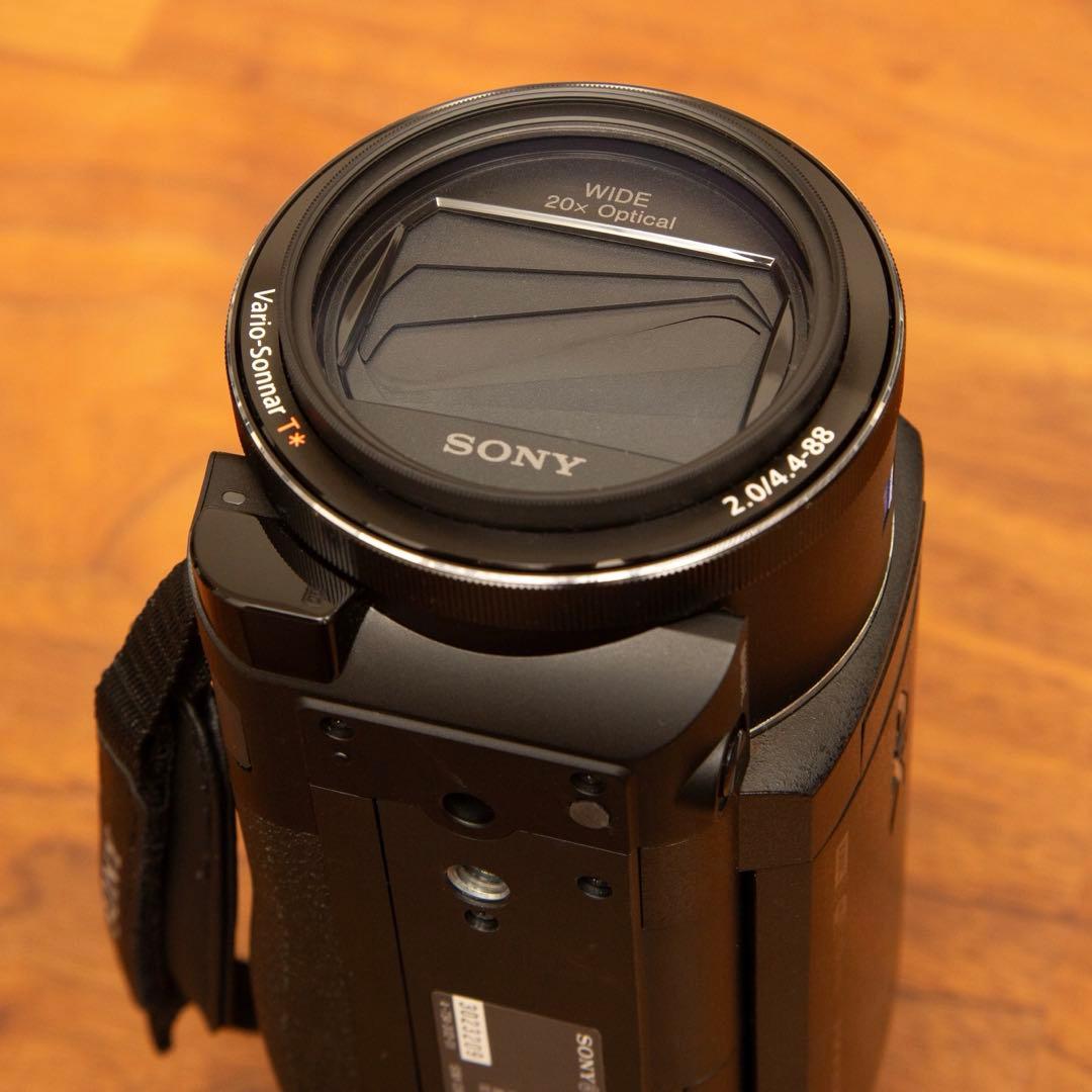 SONY FDR-AX60 ビデオカメラ シューティンググリップ付き