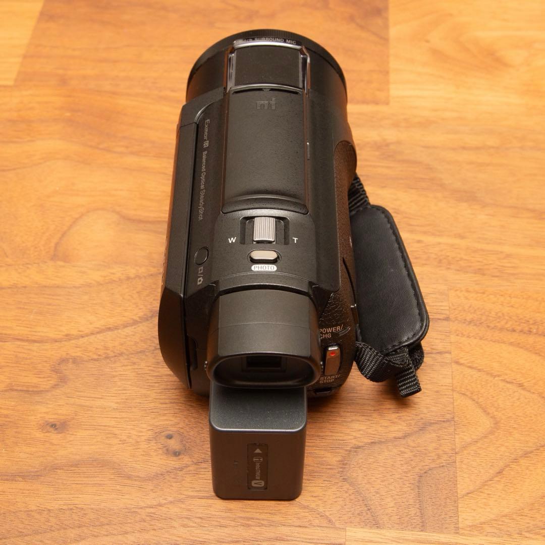 SONY FDR-AX60 ビデオカメラ シューティンググリップ付き