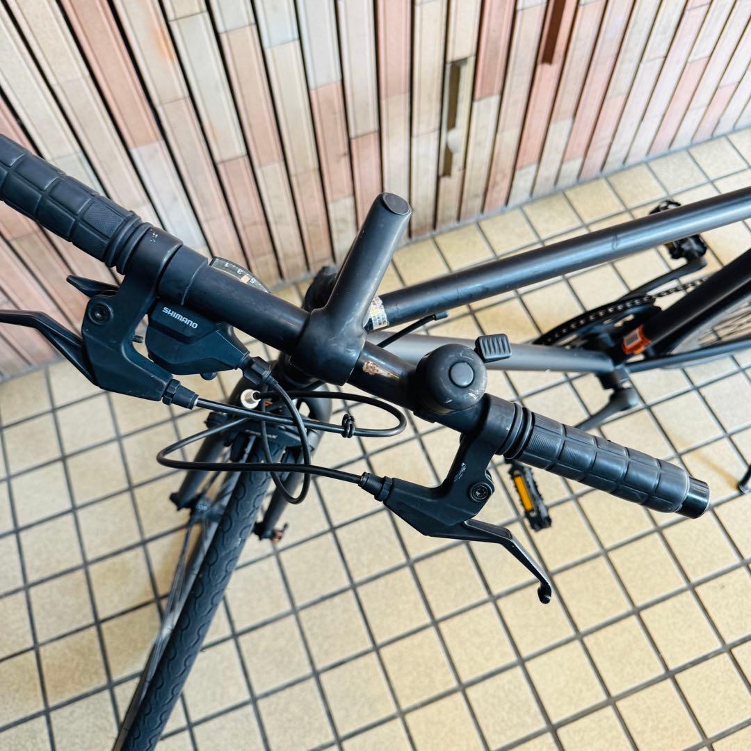 ANIMATOクロスバイク 700c 自転車 シマノ7段変速　直接お渡しのみ
