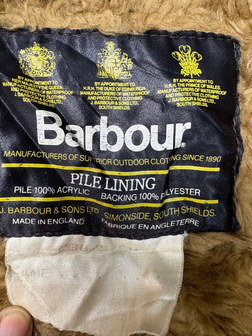 Barbourバブアー英国製 ファーライナー ベスト 40 メンズL相当