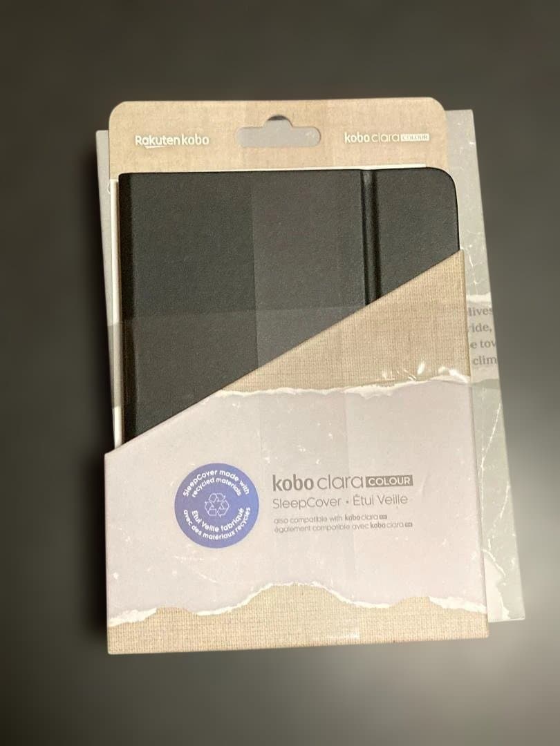 【新品】Kobo Clara BW Eink 本体 スリープカバー付き(黒)