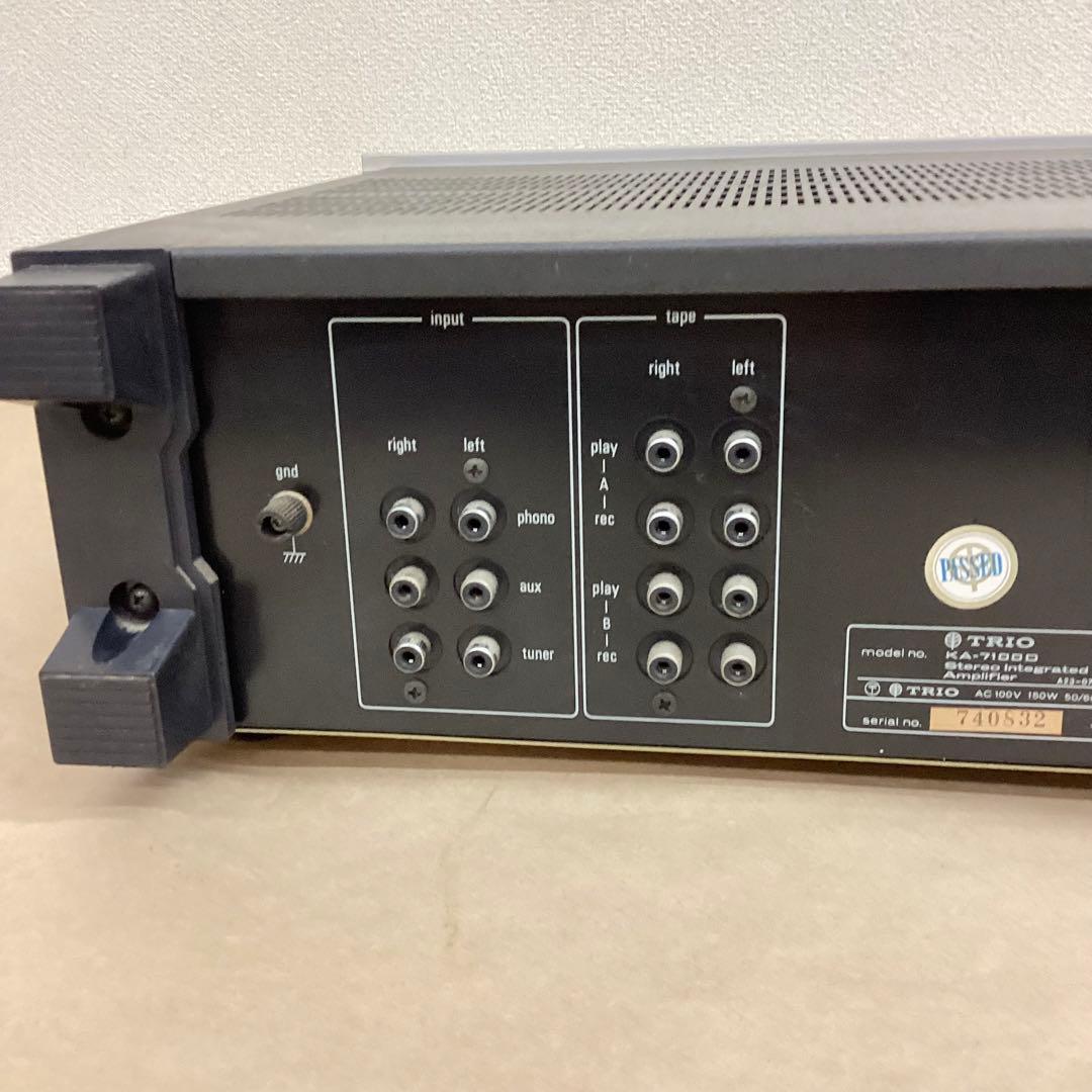 TRIO トリオ プリメインアンプ KA-7100D 通電確認のみ 名機モデル