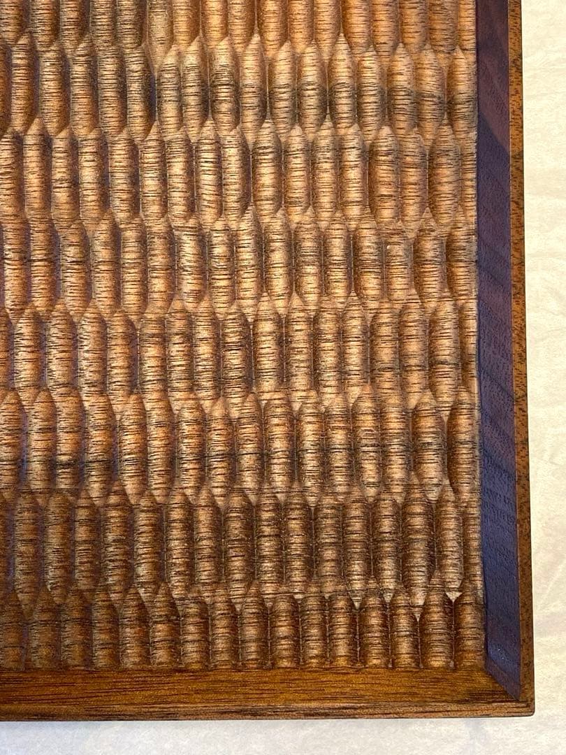 【特価】　高塚和則　一人膳　2客セット　角盆　トレイ　トレー　木工　作家