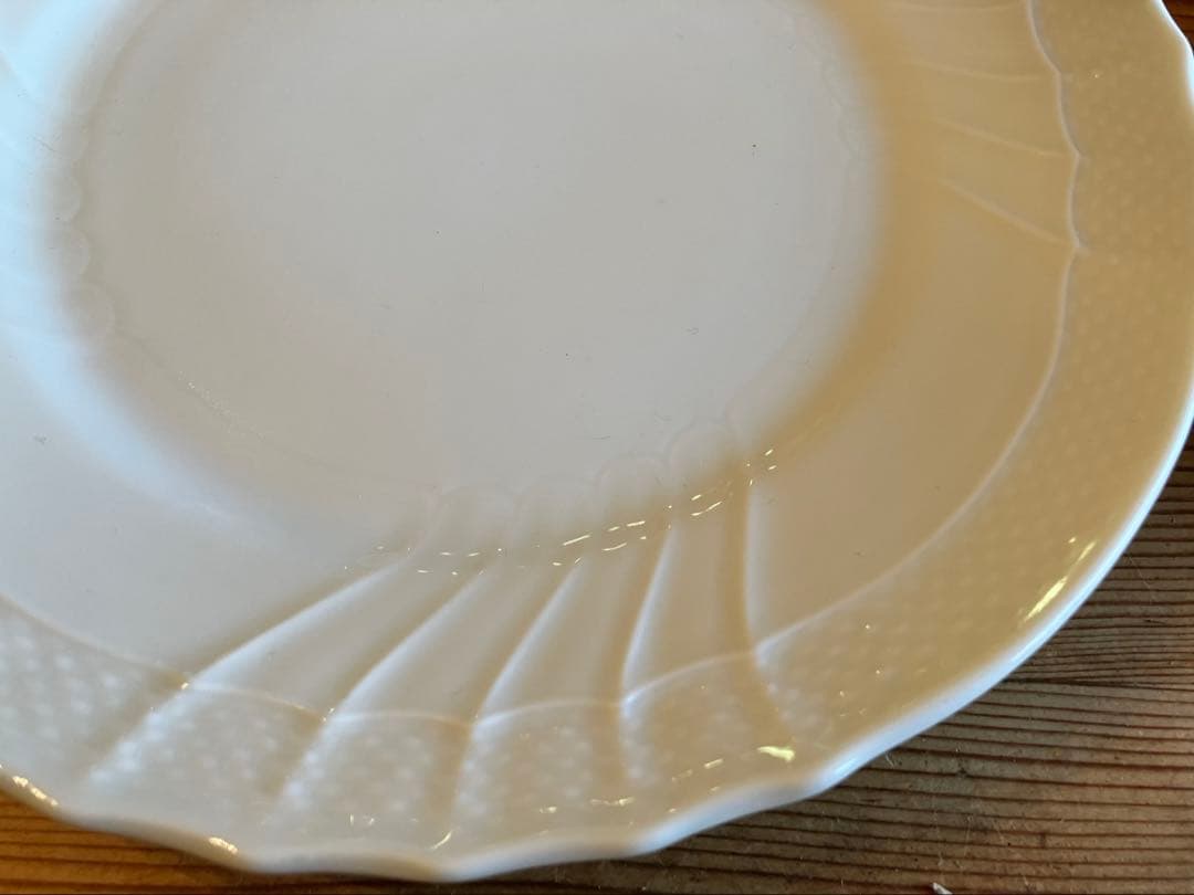 choco　ベッキオホワイト　クレッセント×4 19.5プレート×4