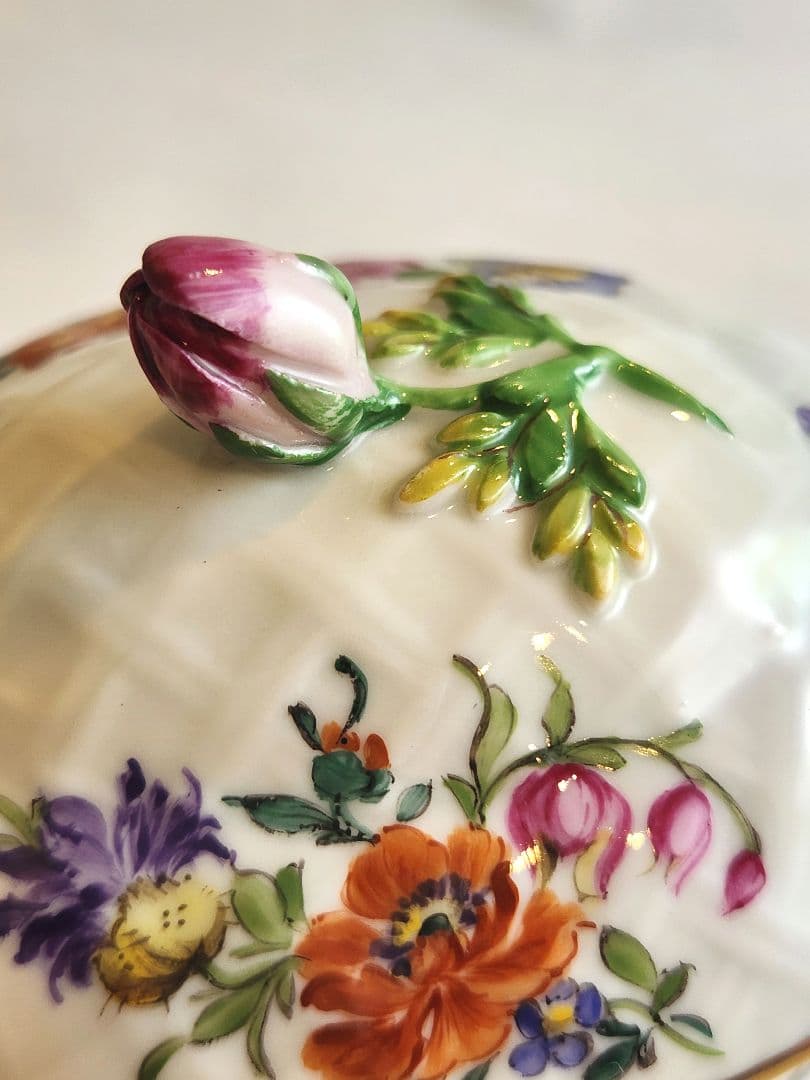 Dresden ドレスデン フラワーブーケ シュガーポット