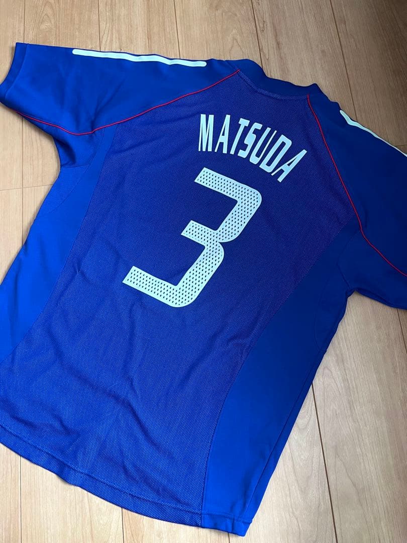 サッカー 日本代表 ユニフォーム 2002 年 日韓 W杯 背番号 3 松田直樹