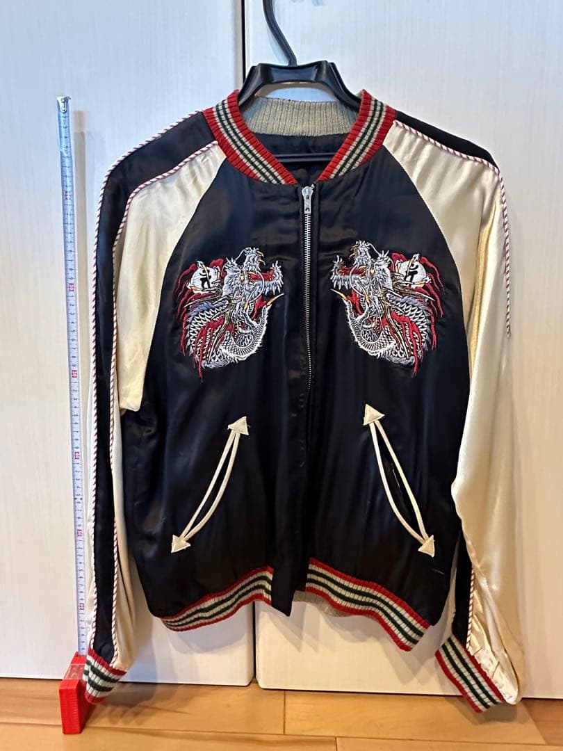 美品　桐生一馬モデル　龍が如く　Cropped Heads スカジャン