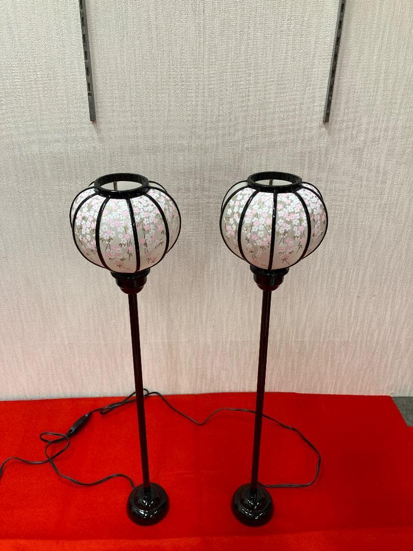 BO9 木製　高級雪洞　高さ66㎝位　雛道具　雪洞　親王飾り　雛灯り