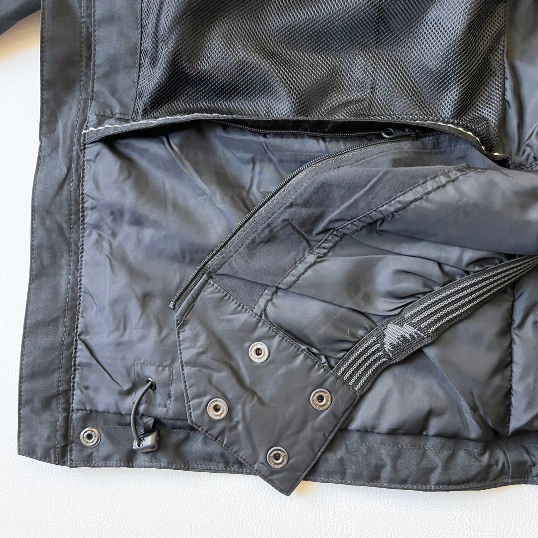 3234【美品】バートン　ジャケット ゴアテックス 無地 メンズ 黒　S
