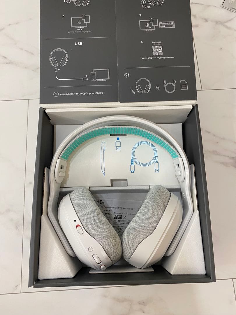 logicool LIGHTSPEEDG522 ワイヤレスゲーミングヘッドセット