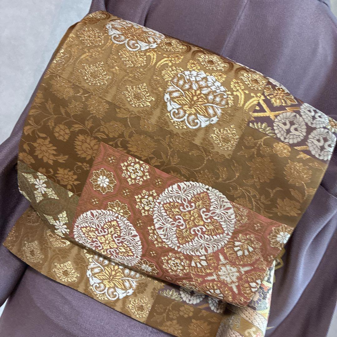 訪問着　フルセット　着物　正絹　ロング丈　しつけ付き　友禅　裄丈66 縮緬G7