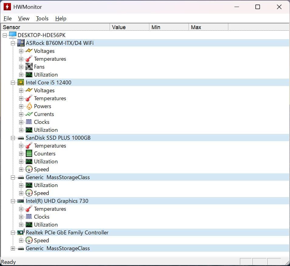 Win11,I5-12400 IN-WIN 自作PC（超小型）ほぼ未使用、動作品