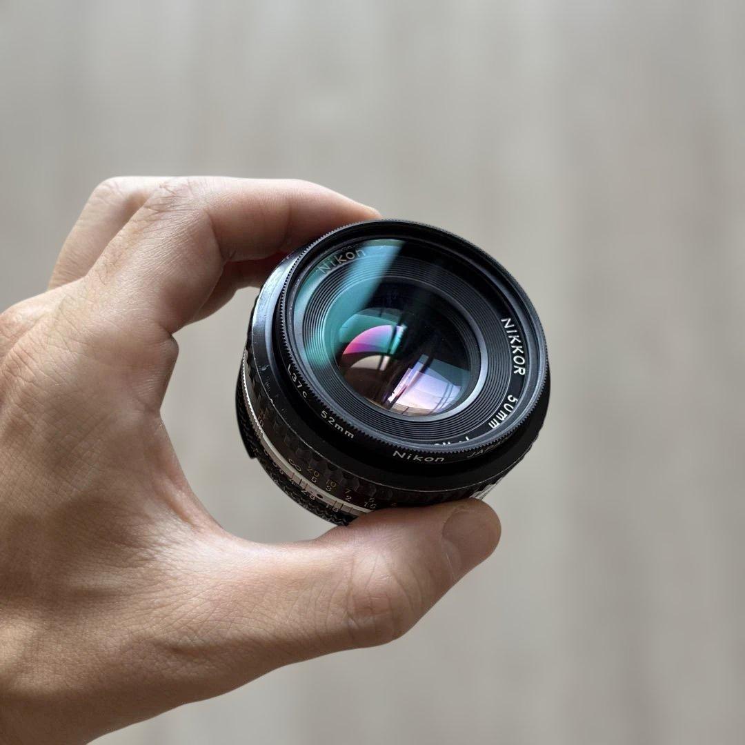 Nikon FM シルバー＋NIKKOR 50mmレンズ 動作確認済み