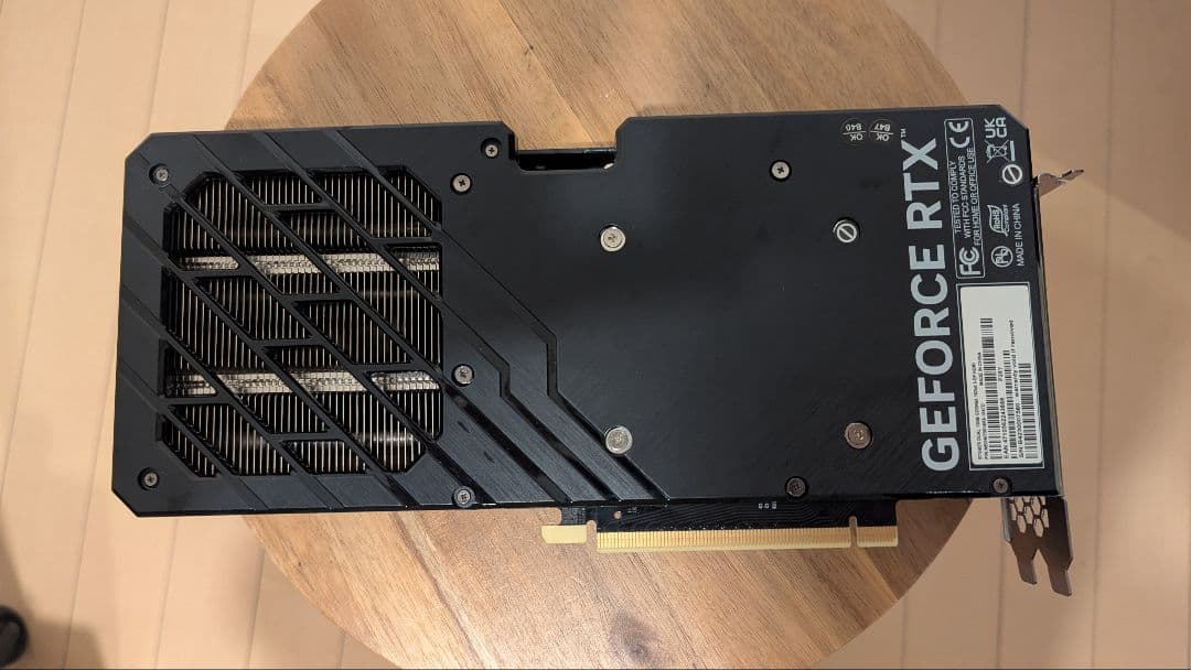 【ジャンク】RTX4070 DUAL 12GB palit グラフィックボード