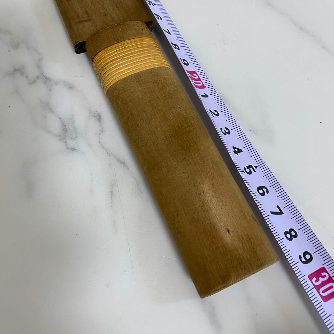 一点物 池袋金子製 　塗師屋包丁　繰小刀 刃渡り約14㎝　短刀