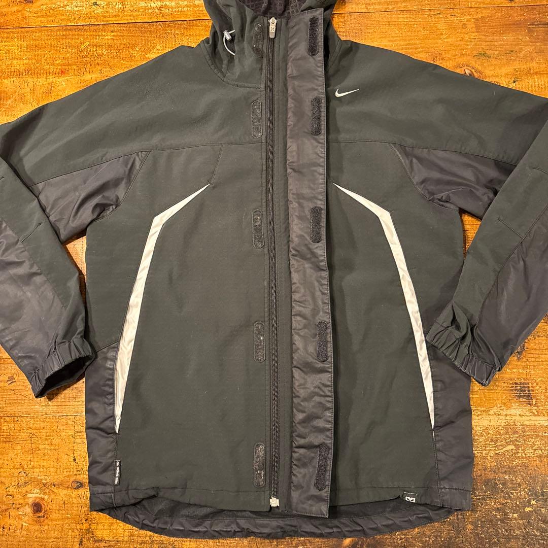 希少 00's y2k NIKE SPHERE PRO L ナイロンパーカー 黒