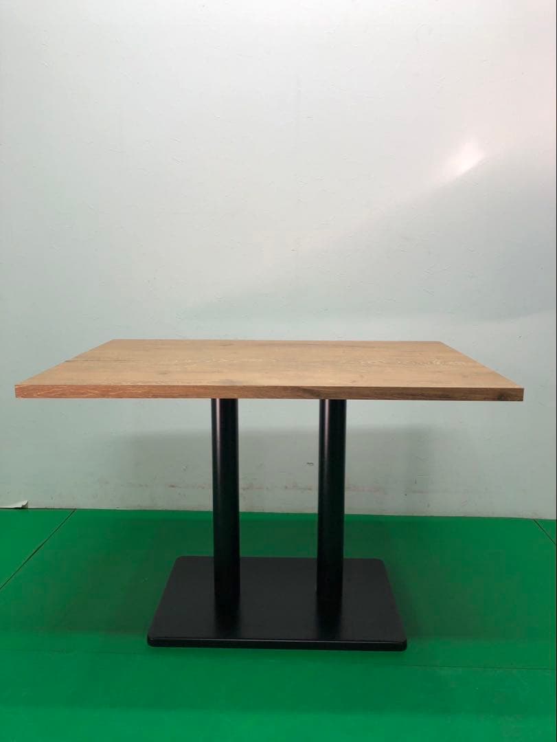 ☆地域限定送料無料☆木製テーブル 脚一体型②750×1100×730