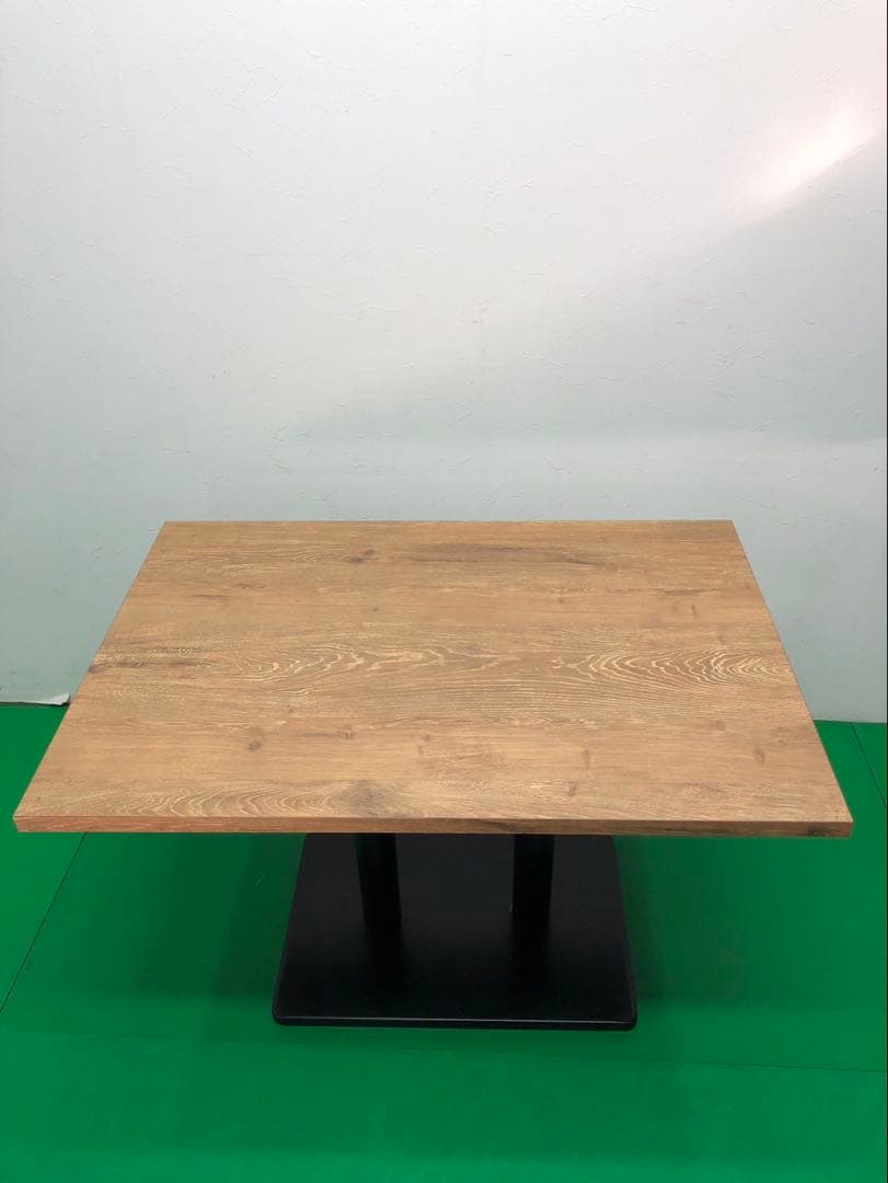 ☆地域限定送料無料☆木製テーブル 脚一体型②750×1100×730