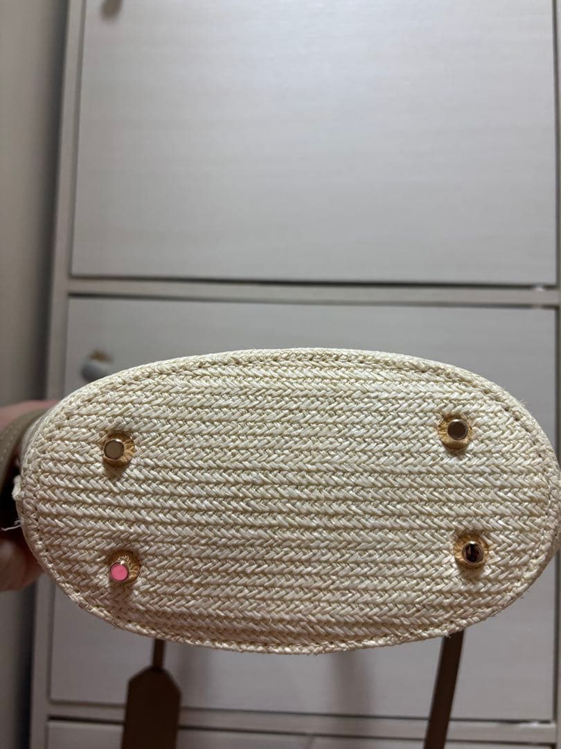 バッグ Herlipto Palma mini tote bag taupe