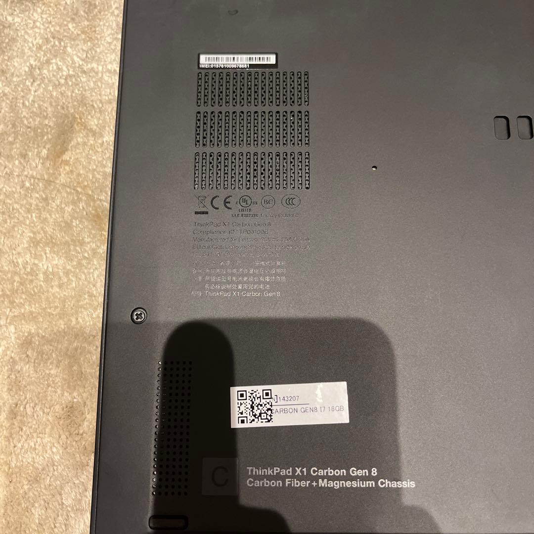 ThinkPad X1 Carbon Gen8 第10世代Core i7