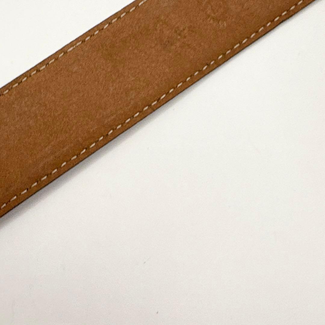 CELINE サークルロゴ ベルト レザー ヴィンテージ