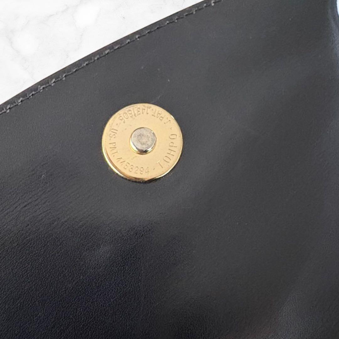 【希少】 グッチ 紋章 クレストチャーム ショルダーバッグ クラッチ 黒