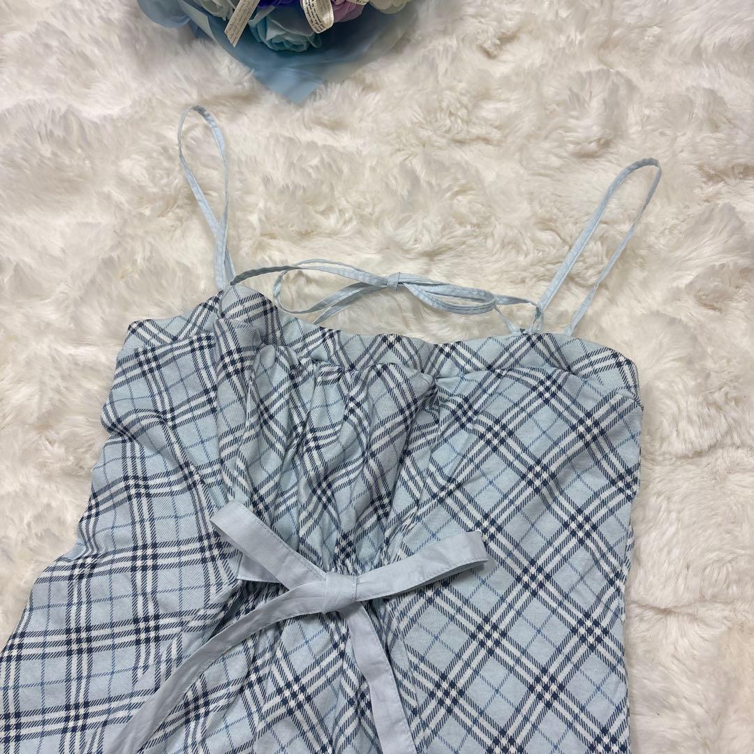 BURBERRY BLUE LABAL ノバチェック ノースリーブ キャミソール