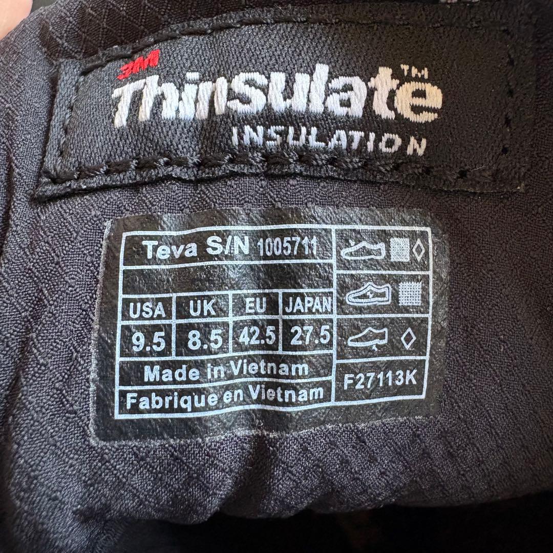 TEVA メンズ スノーブーツ 27.5cm 防寒 新品