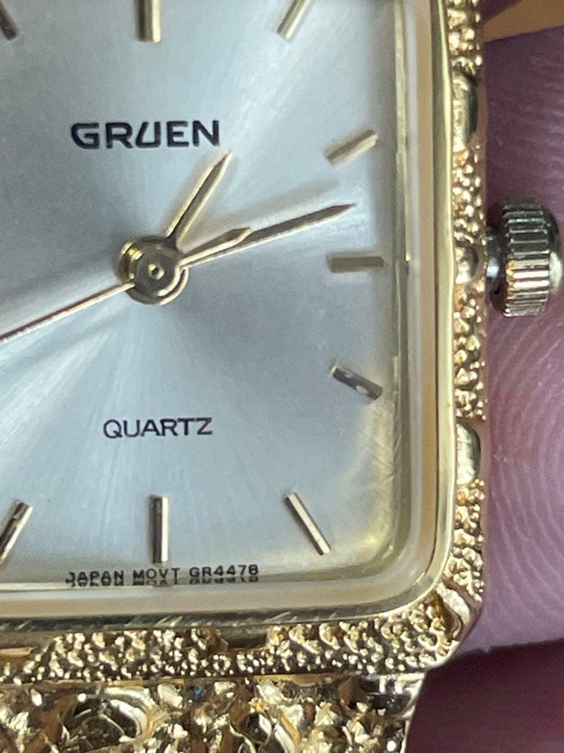 GRUEN ゴールド クォーツ時計