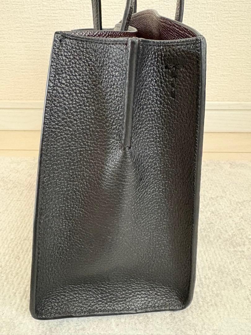 美品 COACH ブラック ハンドバッグ