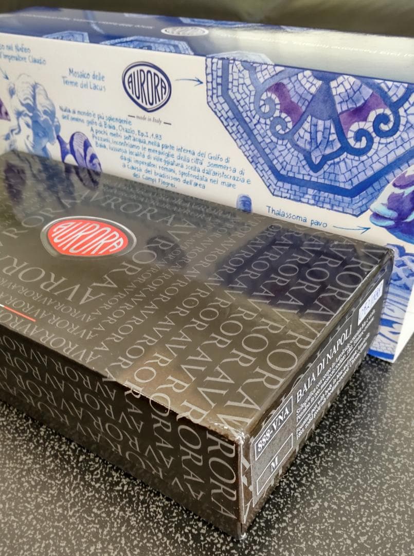 アウロラ 高級万年筆 バイアディナポリ 中字 M 世界限定888本 高級筆記具